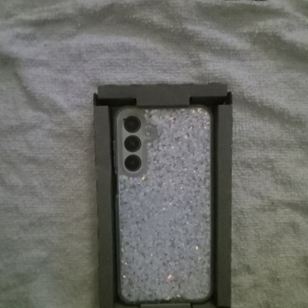 Glitter Silver Phone Case